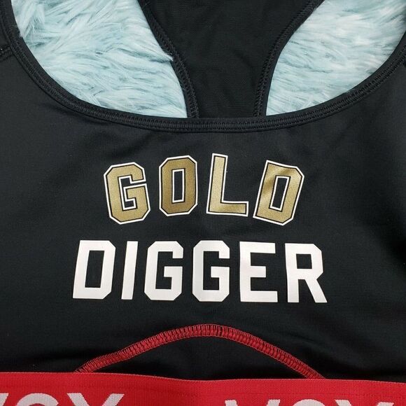 Victoria's Secret Purple VSX Logo Racerback Sport Bra Size S - Picture 4 of 5